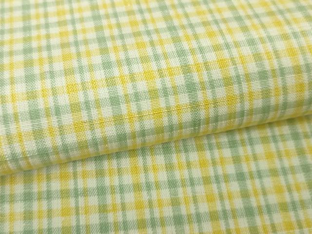 平和屋本店▽極上 紬 単衣 格子 逸品 DZAA3492kh5