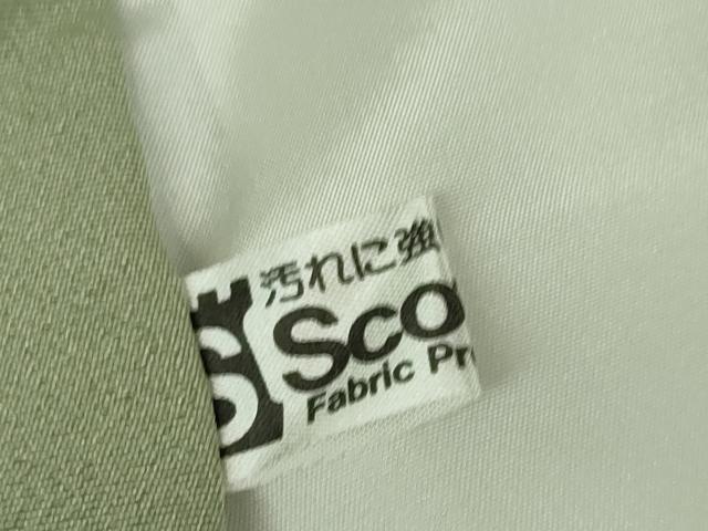 平和屋本店■極上 訪問着 友禅 作家物 枝垂れ花 白緑色地 暈し染め 逸品 DZAA3628kh5
