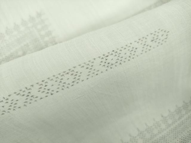 平和屋本店■最高級 夏物 重要無形文化財 越後上布 逸品 未使用 DZAA3701kh5