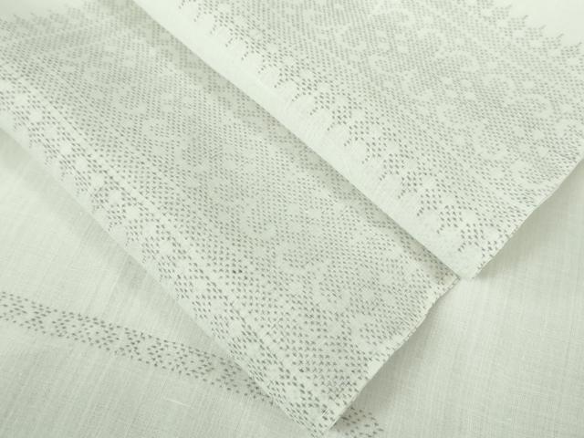 平和屋本店■最高級 夏物 重要無形文化財 越後上布 逸品 未使用 DZAA3701kh5