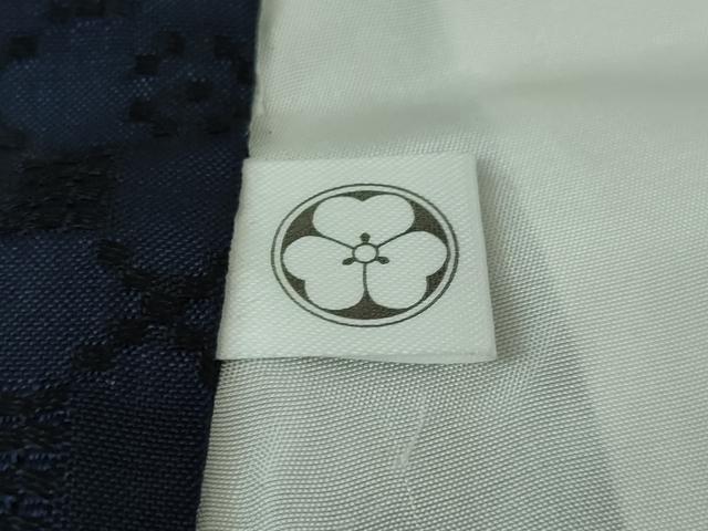 平和屋本店●超希少 男性 日本工芸会正会員 秋山眞和 綾の手紬 手織 本藍染 逸品 DZAA3710kh5