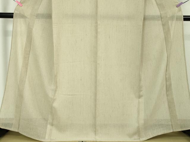 平和屋本店■希少 夏物 結城紬 夏結城 奥順謹製 織・青木静子 証紙付き 逸品 未使用 DZAA3719kh5