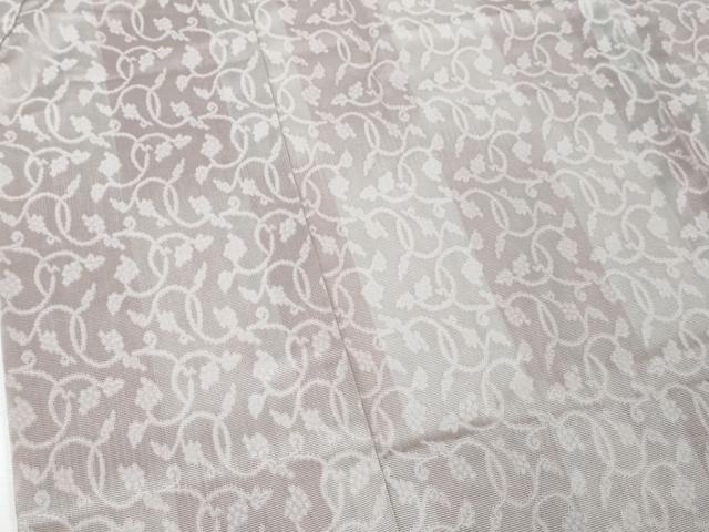 平和屋本店■極上 道中着 スリーシーズン 春夏秋 塵除け ロング丈 市松 葡萄唐草紋紗 逸品 未使用 DZAA3827kh5