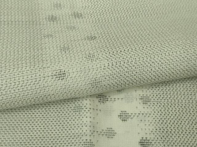 平和屋本店▽極上 本場大島紬 夏大島 白大島 道中着 ロング丈 スリーシーズン 春夏秋 塵除け 間道 逸品 DZAA3846kh5