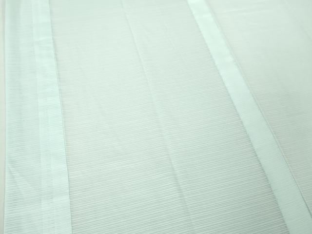 平和屋本店■夏物 長襦袢 変わり絽 白藍色 洗える着物 未使用 DZAA3850kh5
