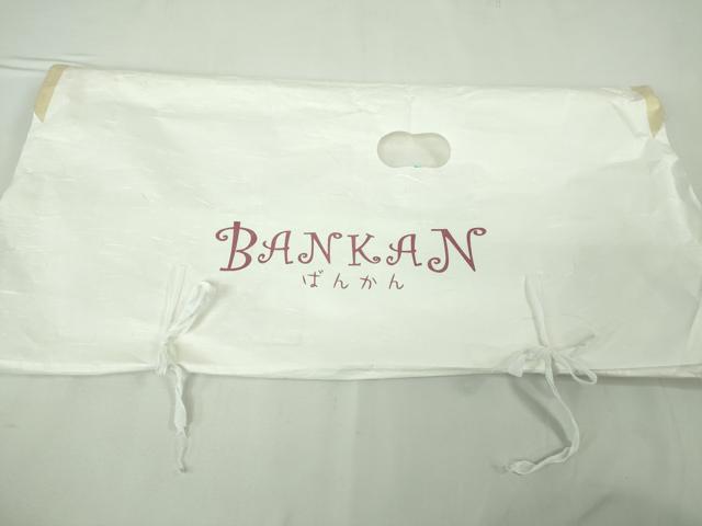 平和屋本店■極上 BANKAN わものや 付け下げ・袋帯(IKKI流 斉藤一騎 銀花仙)セット 蜘蛛 銀彩 パウダーブルー色地 逸品 DZAA3855kh5