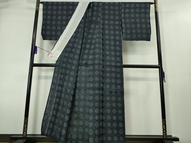 平和屋本店■極上 夏物 重要無形文化財 本場宮古上布 苧麻 花菱文 逸品 DZAA4007kh5