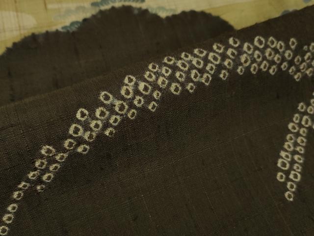 平和屋本店■極上 染織の名門 しょうざん 生紬 御所解文 逸品 DZAA4078kh5