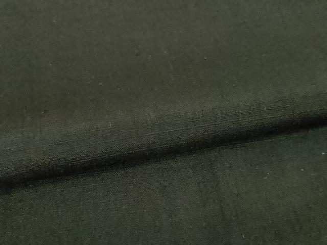 平和屋本店■極上 池田重子コレクション 結城紬 奥順謹製 はたおり娘 池田重子の色 色無地 消炭 証紙付き 逸品 未使用 DZAA4149kh5