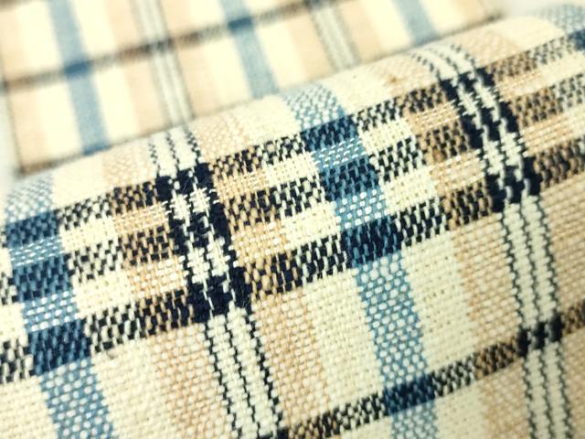 平和屋本店■希少 男性 国指定無形文化財 丹波布 両面 角帯 格子 逸品 未使用 DZAA4367kh5