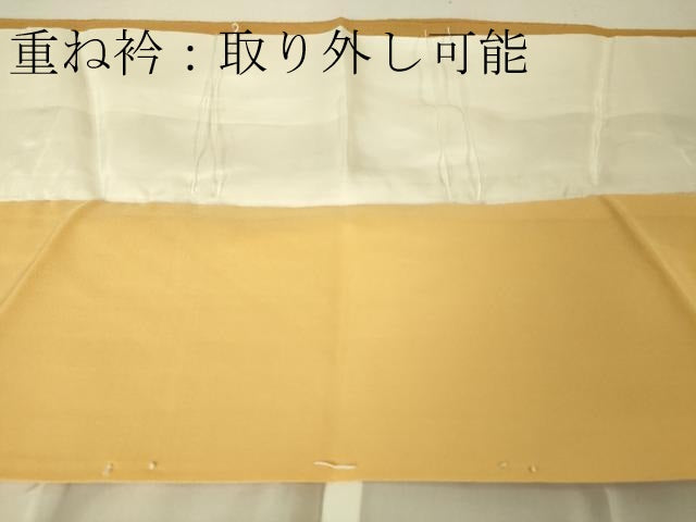 平和屋本店■極上 銀座 志ま亀 訪問着 鳳凰 蝶丸文 金彩 たとう紙付き 逸品 DZAA4436kh5