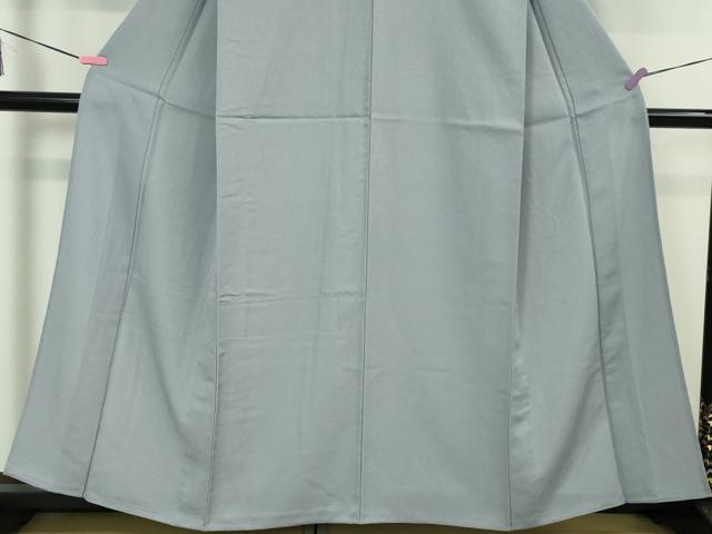 平和屋本店■極上 洗える最高級着物<英>はなぶさ謹製 色無地 単衣 オーキッドグレイ色 たとう紙・反端付き 逸品 未使用 DZAA4502kh5
