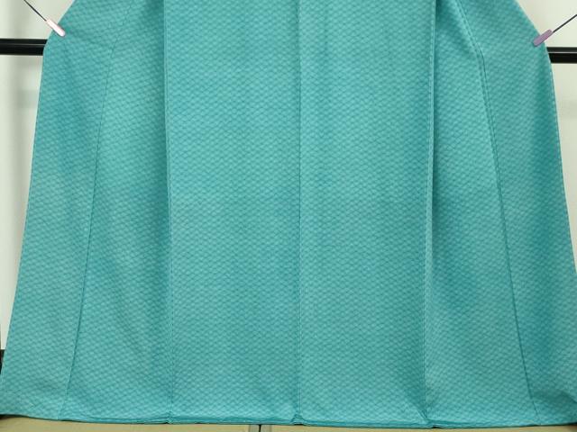 平和屋本店■極上 人間国宝 小宮康孝 江戸小紋 菊菱 浅葱色地 逸品 未使用 DZAA4505kh5