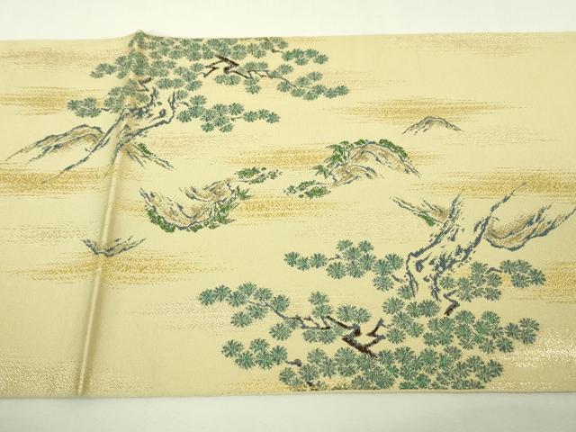 平和屋本店■極上 龍村美術織物 たつむら 太鼓柄 本袋帯 七福神瑞祥文 金糸 逸品 DZAA4552kh5