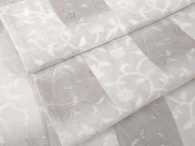 平和屋本店▽極上 道中着 スリーシーズン 春夏秋 塵除け ロング丈 花唐草紋紗 暈し染め 鈴乃屋扱い 逸品 未使用 DZAA4642kh5