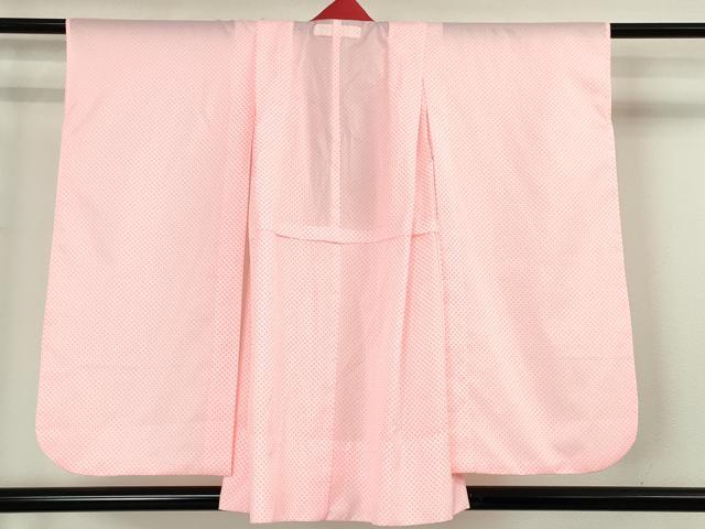 平和屋本店■極上 七五三 女の子 7歳 祝着・襦袢(半衿刺繍)セット 舞蝶花文 金彩 洗える着物 逸品 DZAA4669kh5