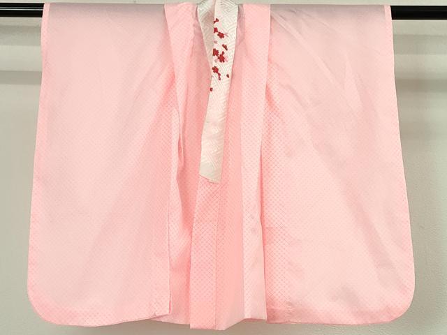 平和屋本店■極上 子供 七五三 女の子 3歳 祝着・襦袢(半衿刺繍)・被布 3点セット 毬花鳥文 金彩 洗える着物 逸品 DZAA4673kh5