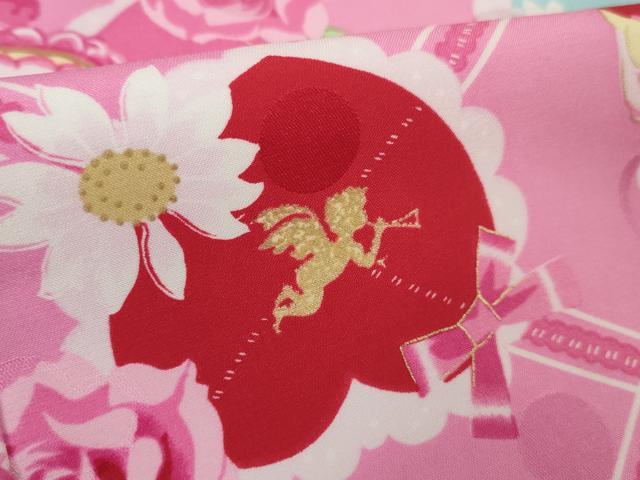 平和屋本店■極上 松田聖子 SEIKO MATSUDA 子供 七五三 女の子 3歳 祝着・長襦袢(半衿刺繍)・被布 3点セット 洗える着物 逸品 DZAA4674kh5