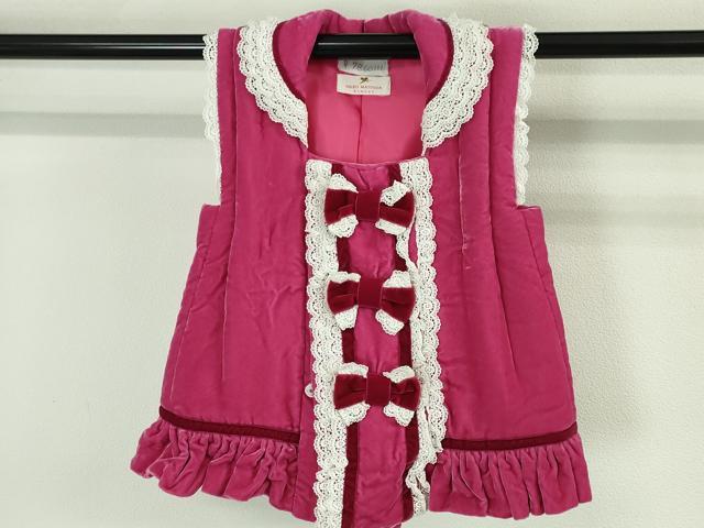 平和屋本店■極上 松田聖子 SEIKO MATSUDA 子供 七五三 女の子 3歳 祝着・長襦袢(半衿刺繍)・被布 3点セット 洗える着物 逸品 DZAA4674kh5