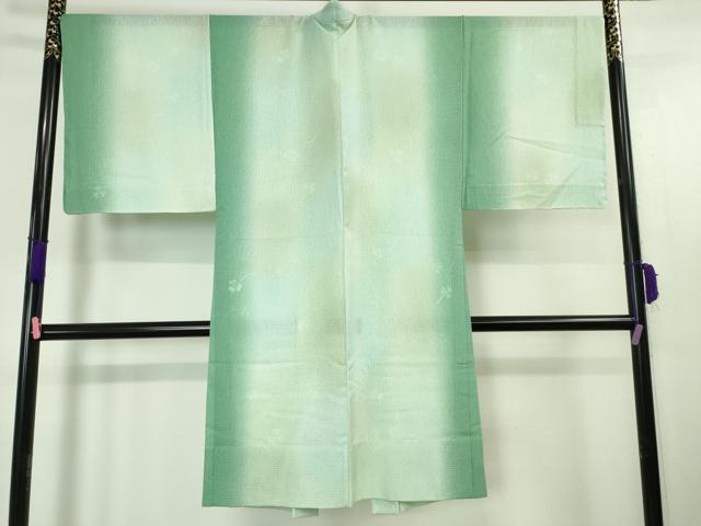 平和屋本店▽極上 長羽織 スリーシーズン 春夏秋 塵除け クローバー 暈し染め 逸品 未使用 DZAA4713kh5
