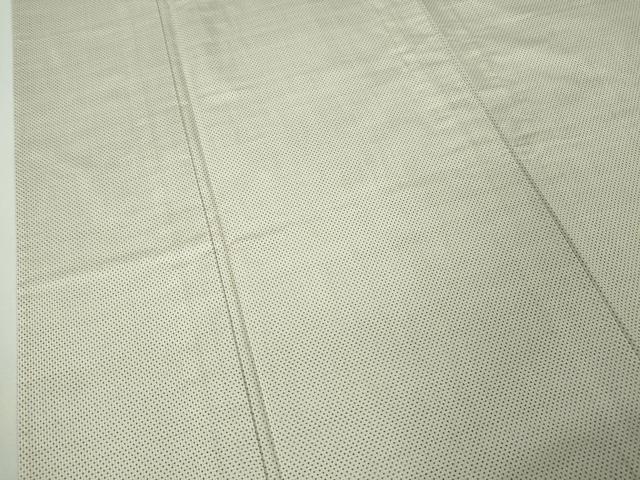 平和屋本店■極上 本場大島紬 白大島 単衣 一元絣 逸品 未使用 DZAA4857kh5