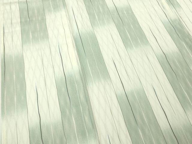 平和屋本店■極上 夏物 明石ちぢみ 市松文様 逸品 DZAA4881kh5