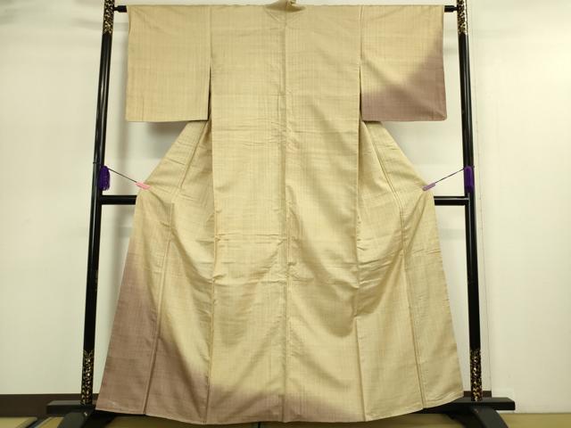 平和屋本店●極上 インド・アッサム 野蚕糸 手織 ムガシルク 訪問着 暈し染め 逸品 未使用 DZAA4915kh5