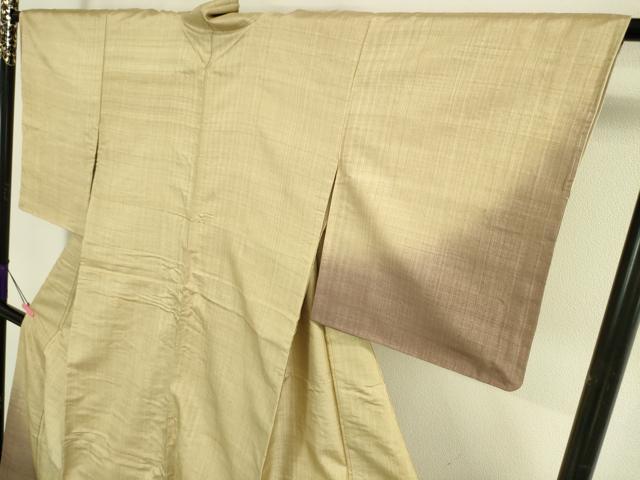 平和屋本店●極上 インド・アッサム 野蚕糸 手織 ムガシルク 訪問着 暈し染め 逸品 未使用 DZAA4915kh5