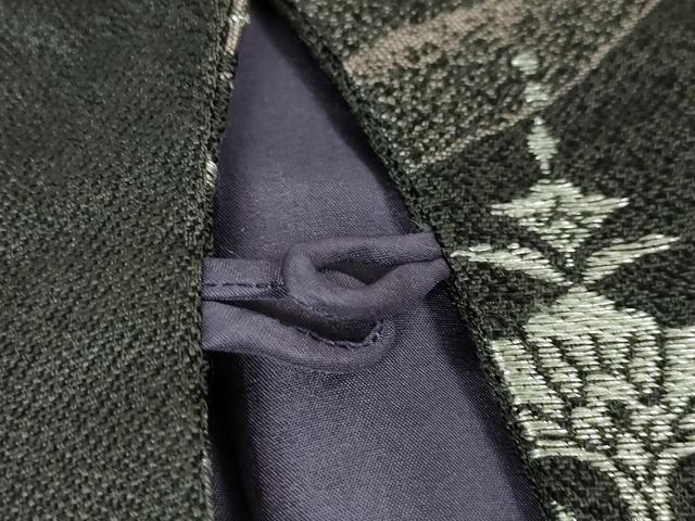 平和屋本店■極上 男性 陣羽織 片身替わり 花唐草文 金銀糸 逸品 DZAA4953kh5