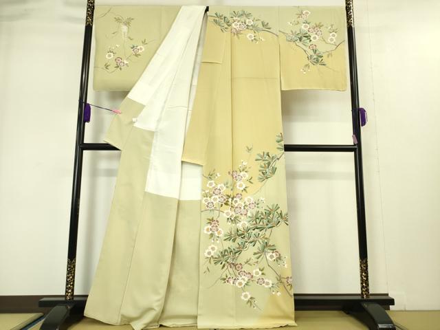 平和屋本店■極上 京加賀友禅 松本健一 訪問着 松 枝垂れ花 逸品 未使用 DZAA4957kh5