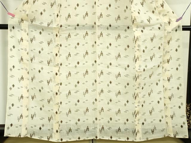 平和屋本店*極上 夏物 沖縄県無形文化財指定 本場八重山上布 麻 逸品 未使用 DZAA4978kh5