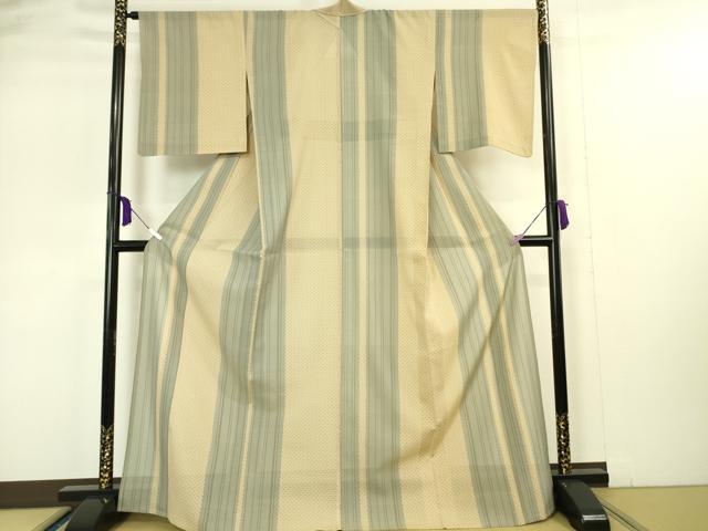 平和屋本店*極上 夏物 東郷織物謹製 本場大島紬 夏大島紬 間道 三越扱い 逸品 DZAA4982kh6