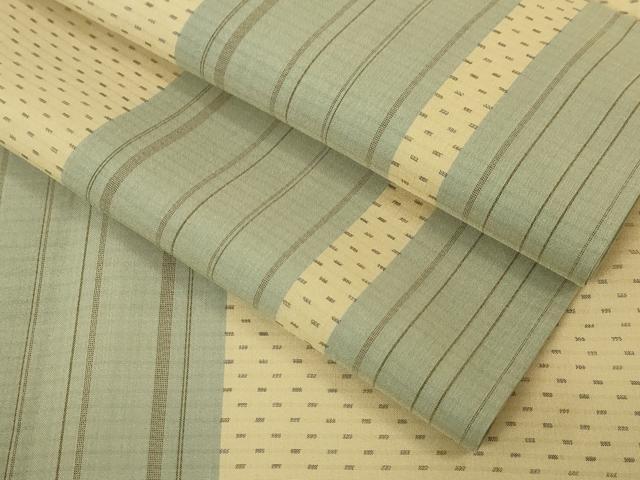 平和屋本店*極上 夏物 東郷織物謹製 本場大島紬 夏大島紬 間道 三越扱い 逸品 DZAA4982kh6