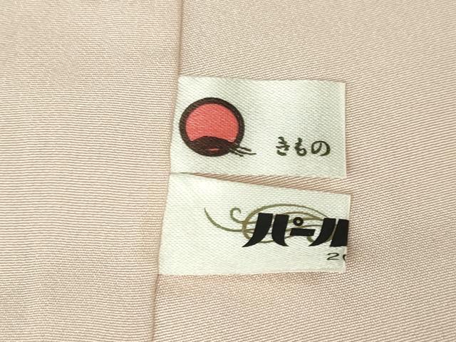 平和屋本店■極上 山口美術織物 皇室 伊勢神宮御用 西陣織 スワトウ刺繍 訪問着 総刺繍 駒刺繍 枝桜 薄桜色地 金糸 逸品 DZAA4994kh5