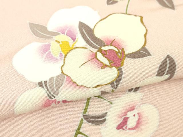 平和屋本店■極上 松田聖子 SEIKO MATSUDA 訪問着 胡蝶蘭 虹色地 金彩 ロング丈 逸品 DZAA5008kh5