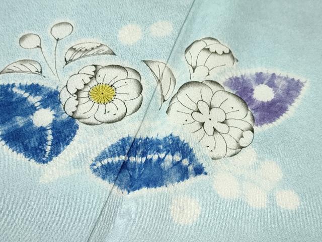 平和屋本店●極上 染色作家 小倉淳史 訪問着 辻が花 暈し染め 大丸扱い 逸品 DZAA5021kh5