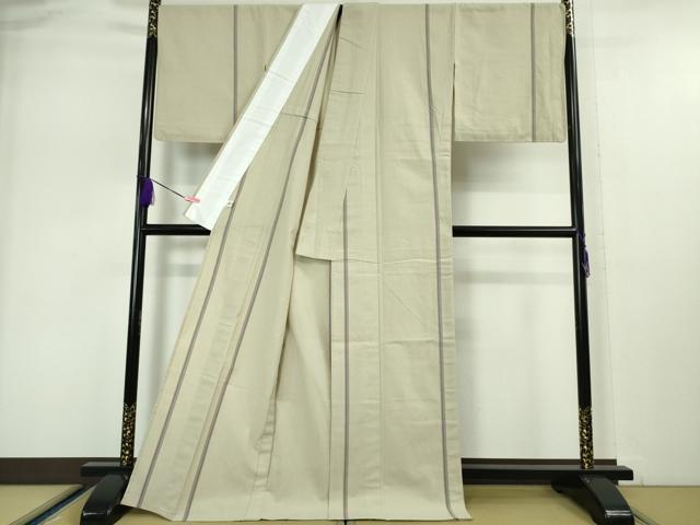 平和屋本店▽極上 越後片貝木綿 紺仁工房 片貝木綿 遠州綿紬 単衣 小千谷織物 やまと誂製 証紙付き 逸品 DZAA5095kh5