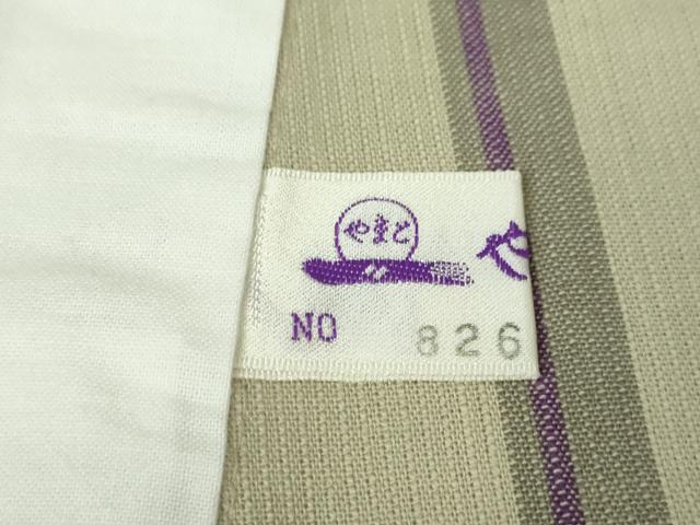 平和屋本店▽極上 越後片貝木綿 紺仁工房 片貝木綿 遠州綿紬 単衣 小千谷織物 やまと誂製 証紙付き 逸品 DZAA5095kh5