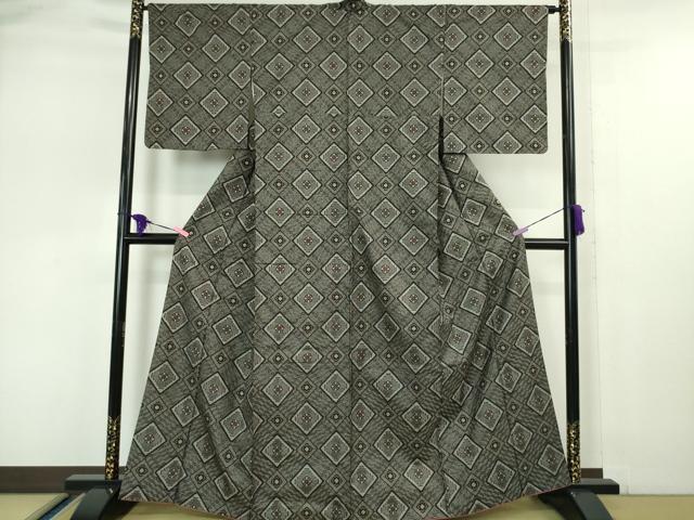 平和屋本店■希少 本場大島紬 龍郷絣 逸品 DZAA5099kh5