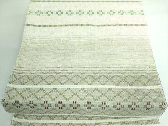 平和屋本店■極上 夏物 八寸名古屋帯 花織 逸品 DZAA5166kh5