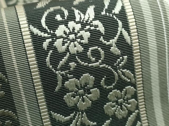 平和屋本店●極上 本場筑前博多織 八寸名古屋帯 花間道 逸品 DZAA5199kh5