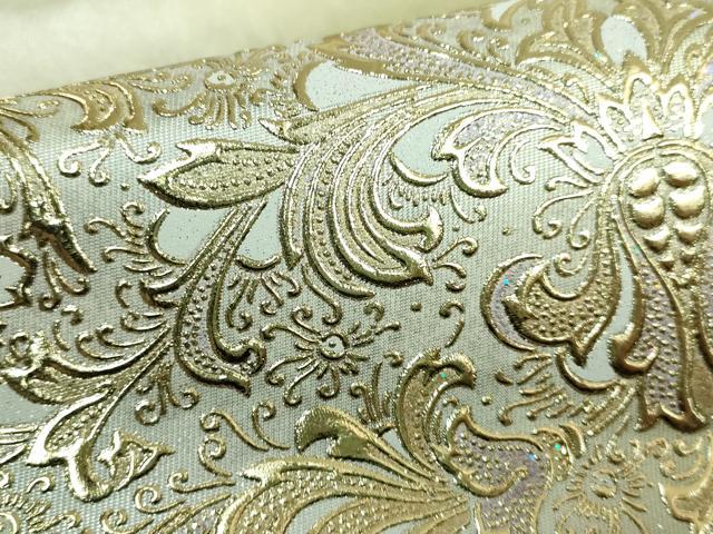 平和屋本店■極上 太鼓柄袋帯 洋花文 金彩 逸品 DZAA5323kh5