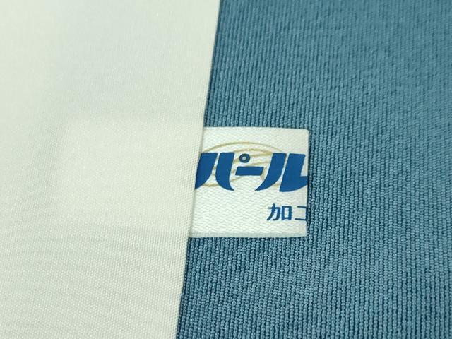 平和屋本店●極上 本加賀友禅作家 奥田勝将 訪問着 花王 ヨットブルー色地 証紙付き 逸品 DZAA5396kh5