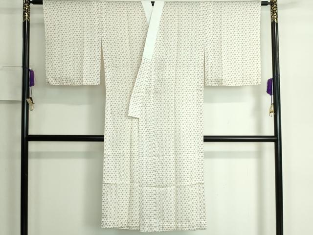 平和屋本店■上質な長襦袢 単衣 麻の葉 逸品 未使用 DZAA5507kh5