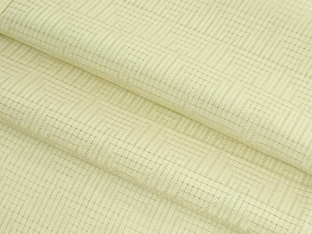 平和屋本店■夏物 長襦袢 変わり絽 淡黄色 逸品 DZAA5529kh5