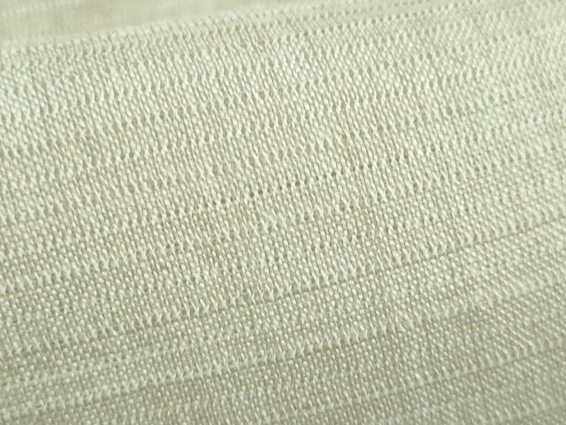 平和屋本店■夏物 小千谷本麻絽 長襦袢 利休茶色地 逸品 DZAA5530kh5