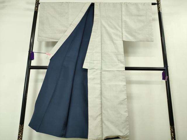 平和屋本店■極上 男性 本場大島紬 白大島 アンサンブル 長羽織 100亀甲 総詰め 羽裏・虎 逸品 DZAA5560kh5