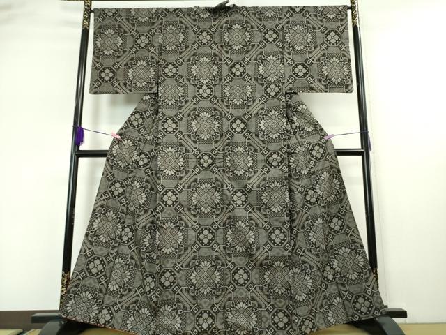 平和屋本店●希少 本場大島紬 龍郷絣 逸品 DZAA5593kh5