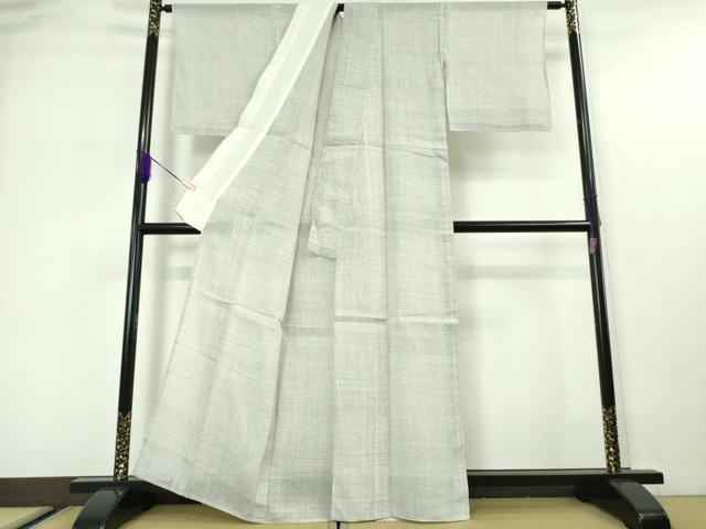 平和屋本店■極上 夏物 石川県指定無形文化財 能登上布 本麻手織上布 100亀甲 総詰め 逸品 未使用 DZAA5595kh5