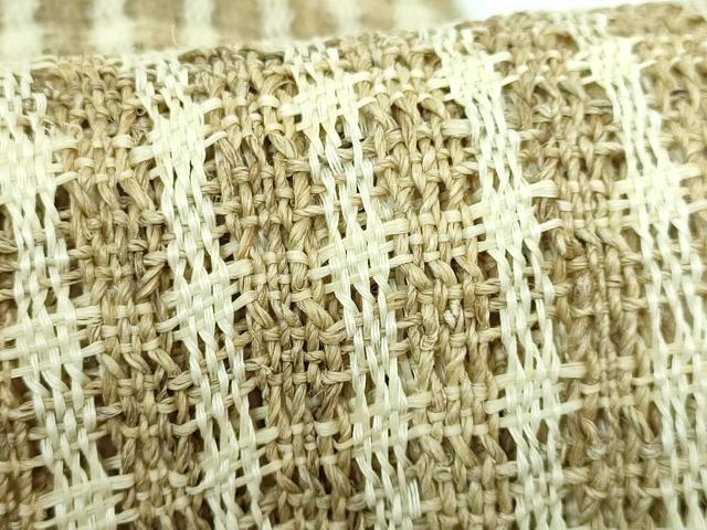 平和屋着物*極上 夏物 男性 角帯 自然布 逸品 DZAA9325kh5